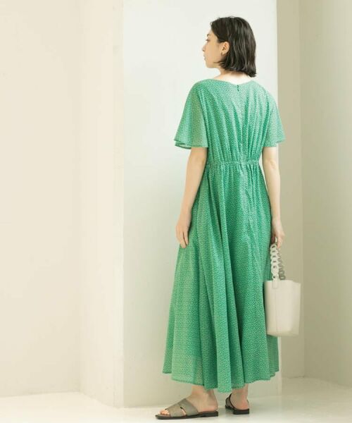 OPAQUE.CLIP / オペーク ドット クリップ ロング・マキシ丈ワンピース | Vネックフィット＆フレアドレス/オーガニックコットン混【洗濯機洗い可】 | 詳細22