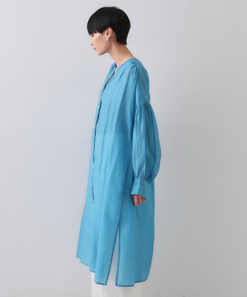 OPAQUE.CLIP / オペーク ドット クリップ ミニ丈・ひざ丈ワンピース | シアーシャツワンピース【洗濯機洗い可】 | 詳細15