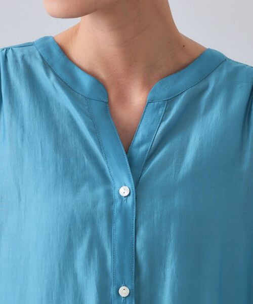 OPAQUE.CLIP / オペーク ドット クリップ ミニ丈・ひざ丈ワンピース | シアーシャツワンピース【洗濯機洗い可】 | 詳細17