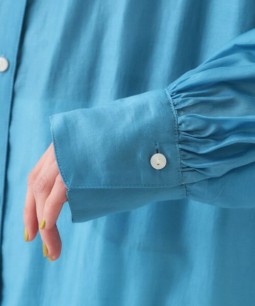 OPAQUE.CLIP / オペーク ドット クリップ ミニ丈・ひざ丈ワンピース | シアーシャツワンピース【洗濯機洗い可】 | 詳細19