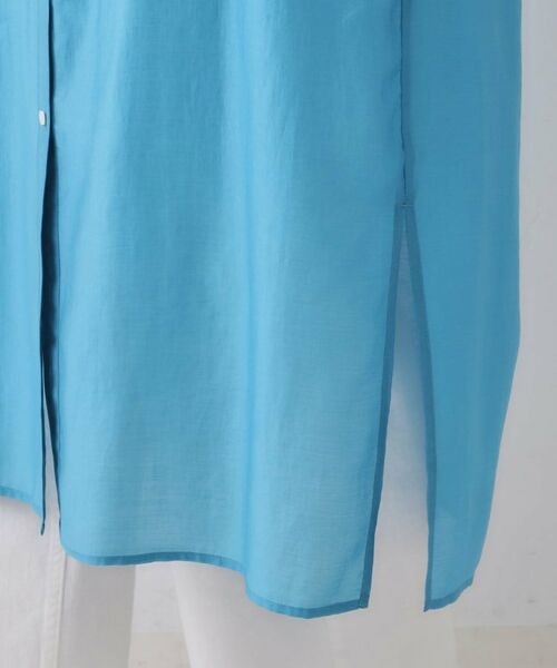 OPAQUE.CLIP / オペーク ドット クリップ ミニ丈・ひざ丈ワンピース | シアーシャツワンピース【洗濯機洗い可】 | 詳細20