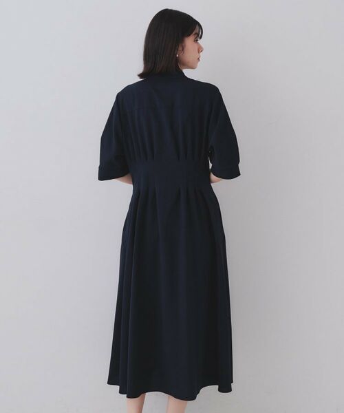 OPAQUE.CLIP / オペーク ドット クリップ ロング・マキシ丈ワンピース | ピンタックフィット&フレアワンピース【洗濯機洗い可】 | 詳細17