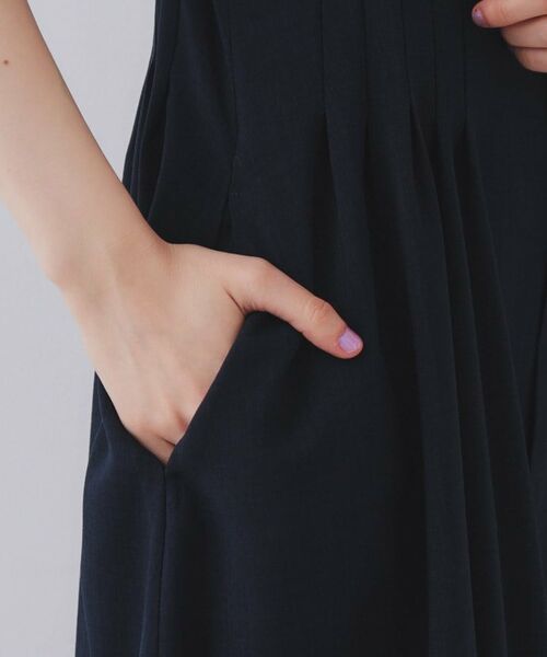 OPAQUE.CLIP / オペーク ドット クリップ ロング・マキシ丈ワンピース | ピンタックフィット&フレアワンピース【洗濯機洗い可】 | 詳細20