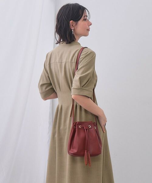 OPAQUE.CLIP / オペーク ドット クリップ ロング・マキシ丈ワンピース | ピンタックフィット&フレアワンピース【洗濯機洗い可】 | 詳細7