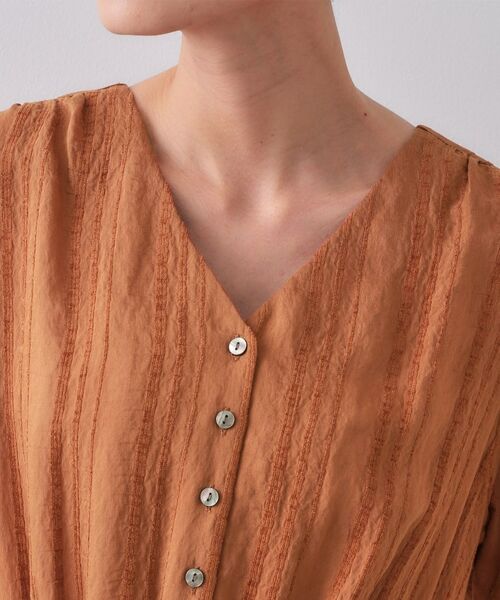 OPAQUE.CLIP / オペーク ドット クリップ ロング・マキシ丈ワンピース | Vネックフィット&フレアワンピース | 詳細16