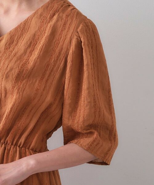 OPAQUE.CLIP / オペーク ドット クリップ ロング・マキシ丈ワンピース | Vネックフィット&フレアワンピース | 詳細17