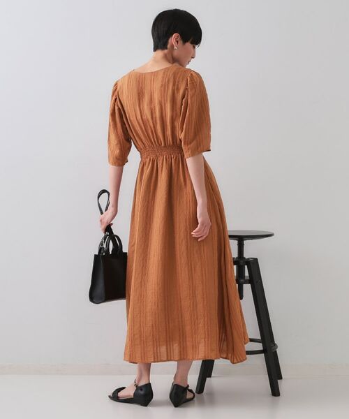 OPAQUE.CLIP / オペーク ドット クリップ ロング・マキシ丈ワンピース | Vネックフィット&フレアワンピース | 詳細7