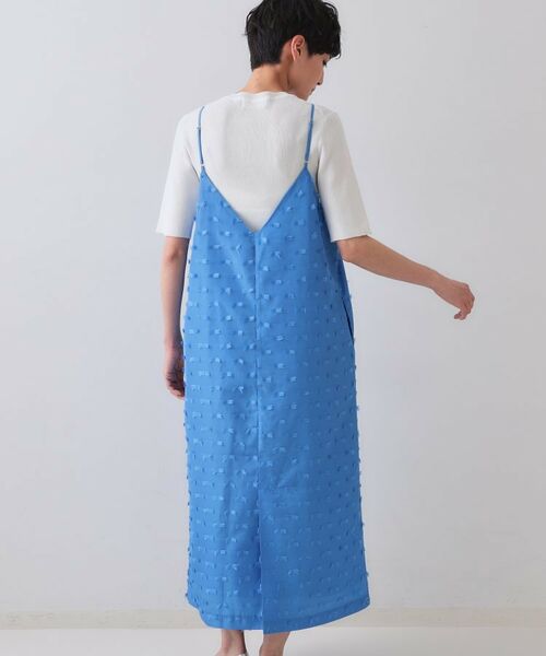 OPAQUE.CLIP / オペーク ドット クリップ ワンピース | リボンジャカードキャミワンピース【洗濯機洗い可】 | 詳細11