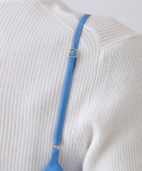 OPAQUE.CLIP / オペーク ドット クリップ ワンピース | リボンジャカードキャミワンピース【洗濯機洗い可】 | 詳細13