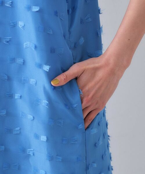 OPAQUE.CLIP / オペーク ドット クリップ ワンピース | リボンジャカードキャミワンピース【洗濯機洗い可】 | 詳細15