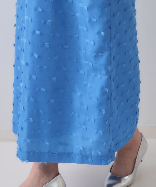 OPAQUE.CLIP / オペーク ドット クリップ ワンピース | リボンジャカードキャミワンピース【洗濯機洗い可】 | 詳細16