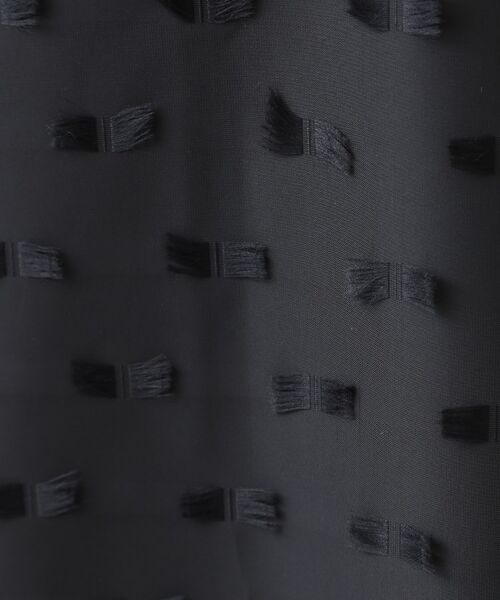 OPAQUE.CLIP / オペーク ドット クリップ ワンピース | リボンジャカードキャミワンピース【洗濯機洗い可】 | 詳細4