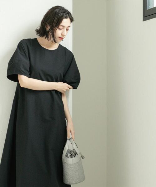 OPAQUE.CLIP / オペーク ドット クリップ ロング・マキシ丈ワンピース | サッカーストライプワンピース【吸水速乾/イージーアイロン/洗濯機洗い可】 | 詳細5