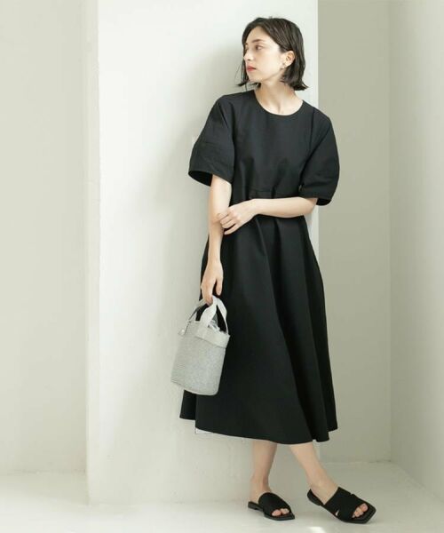 OPAQUE.CLIP / オペーク ドット クリップ ロング・マキシ丈ワンピース | サッカーストライプワンピース【吸水速乾/イージーアイロン/洗濯機洗い可】 | 詳細6