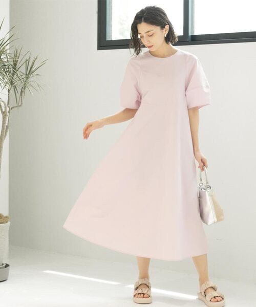 OPAQUE.CLIP / オペーク ドット クリップ ロング・マキシ丈ワンピース | サッカーストライプワンピース【吸水速乾/イージーアイロン/洗濯機洗い可】 | 詳細9