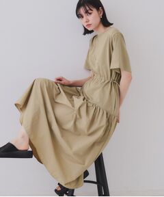 OPAQUE.CLIP / オペーク ドット クリップ ロング・マキシ丈ワンピース | フィット＆フレアドッキングワンピース【洗濯機洗い可】