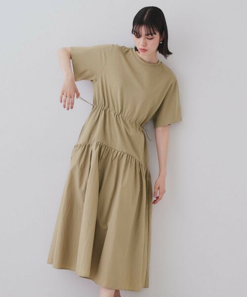 OPAQUE.CLIP / オペーク ドット クリップ ロング・マキシ丈ワンピース | フィット＆フレアドッキングワンピース【洗濯機洗い可】 | 詳細13