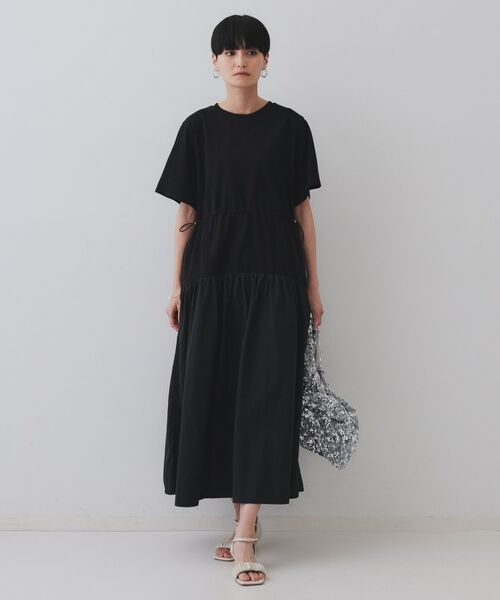 OPAQUE.CLIP / オペーク ドット クリップ ロング・マキシ丈ワンピース | フィット＆フレアドッキングワンピース【洗濯機洗い可】 | 詳細6