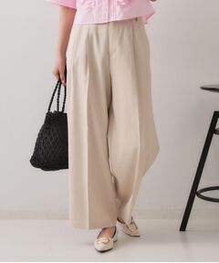 OPAQUE.CLIP / オペーク ドット クリップ パンツ | タックワイドパンツ/セットアップ対応【洗濯機洗い可】