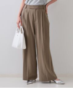 OPAQUE.CLIP / オペーク ドット クリップ パンツ | タックワイドパンツ/セットアップ対応【洗濯機洗い可】