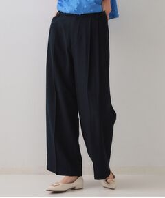 OPAQUE.CLIP / オペーク ドット クリップ パンツ | タックワイドパンツ/セットアップ対応【洗濯機洗い可】