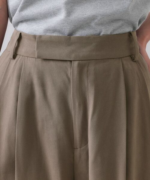 OPAQUE.CLIP / オペーク ドット クリップ パンツ | タックワイドパンツ/セットアップ対応【洗濯機洗い可】 | 詳細16