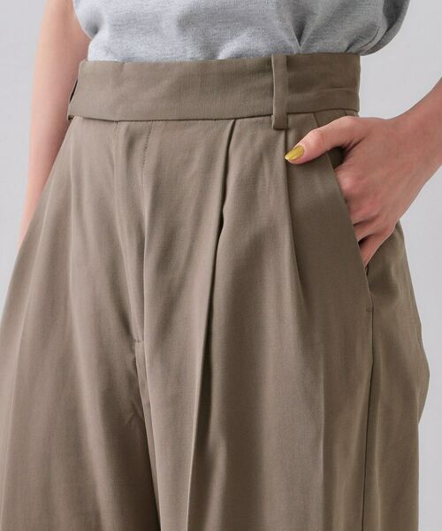 OPAQUE.CLIP / オペーク ドット クリップ パンツ | タックワイドパンツ/セットアップ対応【洗濯機洗い可】 | 詳細17