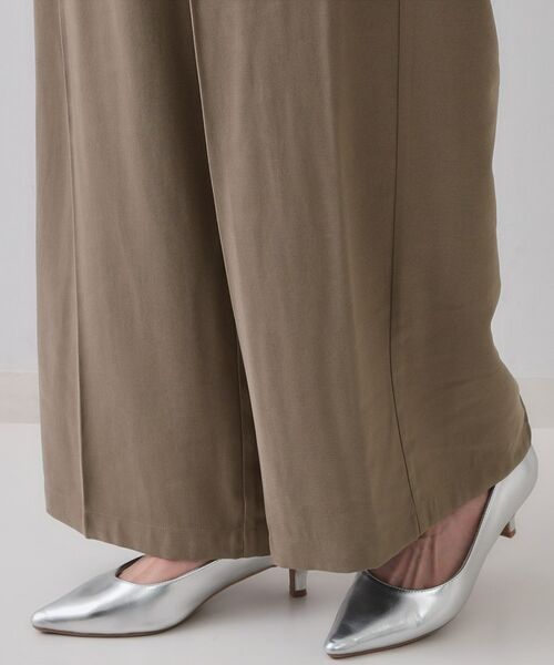 OPAQUE.CLIP / オペーク ドット クリップ パンツ | タックワイドパンツ/セットアップ対応【洗濯機洗い可】 | 詳細18