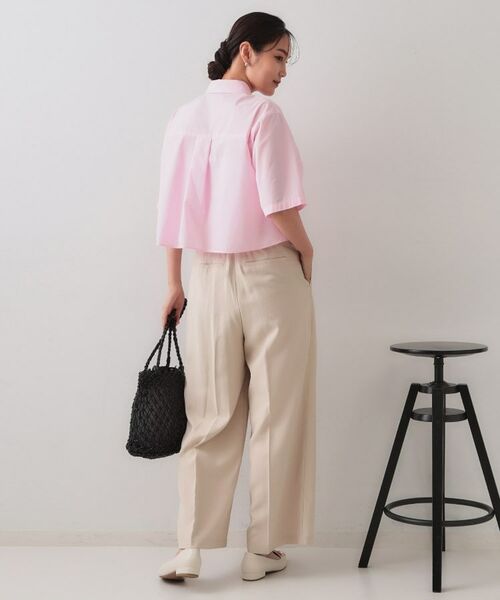 OPAQUE.CLIP / オペーク ドット クリップ パンツ | タックワイドパンツ/セットアップ対応【洗濯機洗い可】 | 詳細3