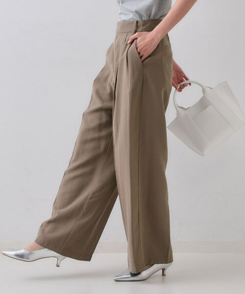 OPAQUE.CLIP / オペーク ドット クリップ パンツ | タックワイドパンツ/セットアップ対応【洗濯機洗い可】 | 詳細5