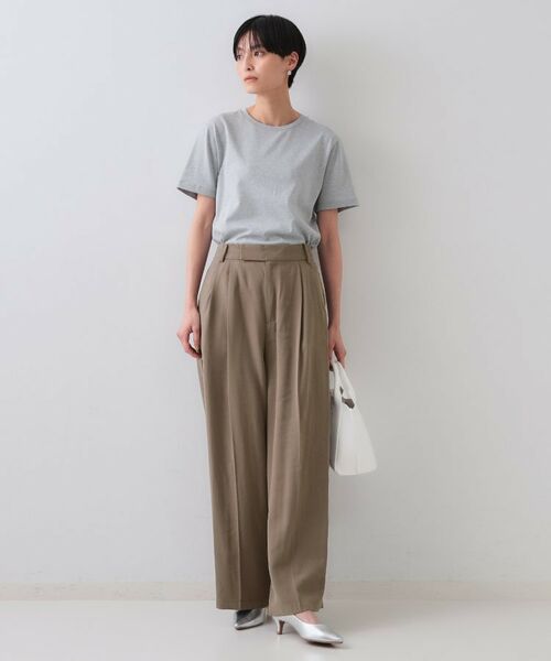 OPAQUE.CLIP / オペーク ドット クリップ パンツ | タックワイドパンツ/セットアップ対応【洗濯機洗い可】 | 詳細6