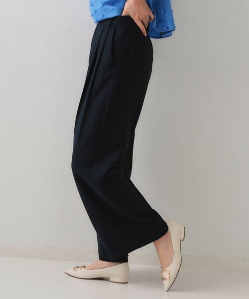 OPAQUE.CLIP / オペーク ドット クリップ パンツ | タックワイドパンツ/セットアップ対応【洗濯機洗い可】 | 詳細9