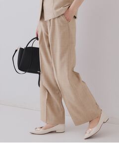 OPAQUE.CLIP / オペーク ドット クリップ パンツ | メランジワイドパンツ/セットアップ対応可【洗濯機洗い可】