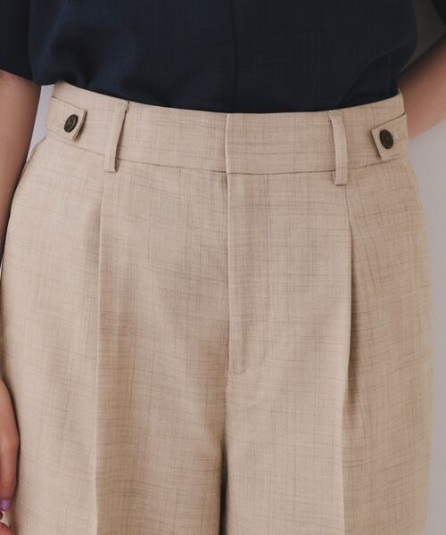 OPAQUE.CLIP / オペーク ドット クリップ パンツ | メランジワイドパンツ/セットアップ対応可【洗濯機洗い可】 | 詳細12