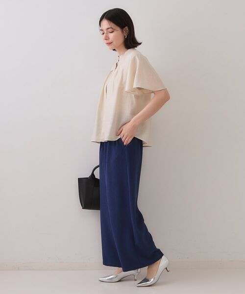 OPAQUE.CLIP / オペーク ドット クリップ パンツ | ストレッチジャカードイージーワイドパンツ/セットアップ対応可【洗濯機洗い可】 | 詳細11