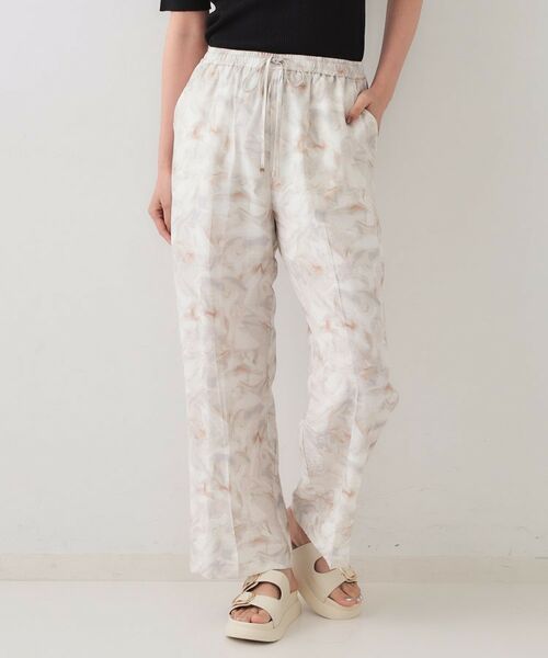 OPAQUE.CLIP / オペーク ドット クリップ パンツ | ぼかしアート柄イージーパンツ【洗濯機洗い可】 | 詳細11