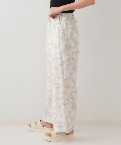 OPAQUE.CLIP / オペーク ドット クリップ パンツ | ぼかしアート柄イージーパンツ【洗濯機洗い可】 | 詳細12