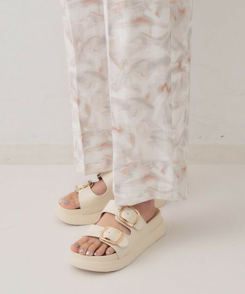 OPAQUE.CLIP / オペーク ドット クリップ パンツ | ぼかしアート柄イージーパンツ【洗濯機洗い可】 | 詳細17