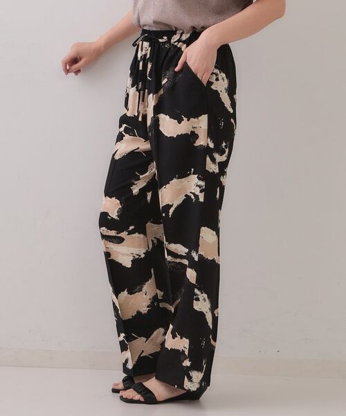 OPAQUE.CLIP / オペーク ドット クリップ パンツ | ぼかしアート柄イージーパンツ【洗濯機洗い可】 | 詳細7