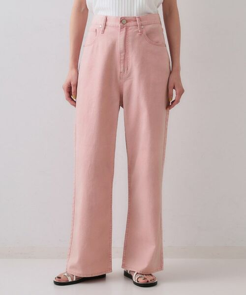 OPAQUE.CLIP / オペーク ドット クリップ デニムパンツ | ワイドストレートカラーデニム【洗濯機洗い可】 | 詳細9