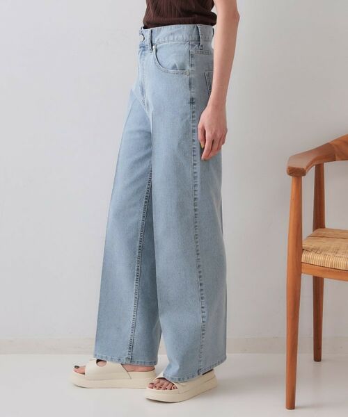 OPAQUE.CLIP / オペーク ドット クリップ デニムパンツ | ストレッチライトオンスワイドデニム【洗濯機洗い可】 | 詳細10