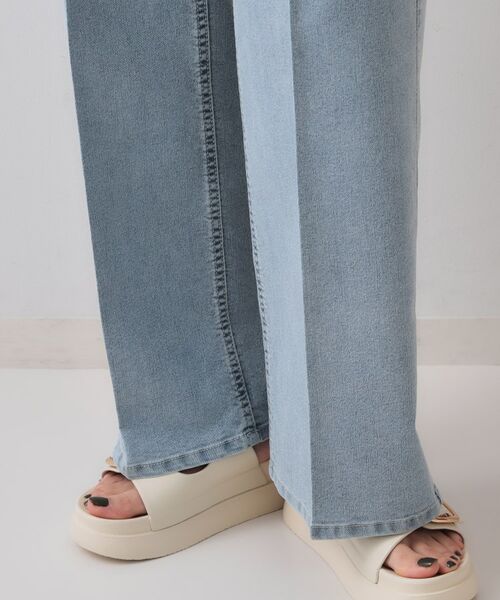 OPAQUE.CLIP / オペーク ドット クリップ デニムパンツ | ストレッチライトオンスワイドデニム【洗濯機洗い可】 | 詳細15