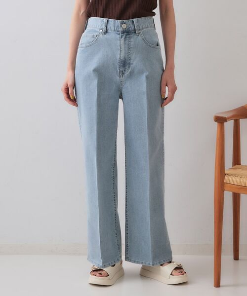 OPAQUE.CLIP / オペーク ドット クリップ デニムパンツ | ストレッチライトオンスワイドデニム【洗濯機洗い可】 | 詳細9