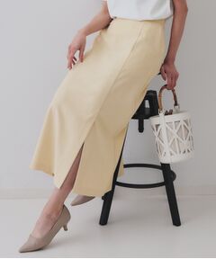 OPAQUE.CLIP / オペーク ドット クリップ ロング・マキシ丈スカート | メランジナローフレアスカート／セットアップ対応可【洗濯機洗い可】