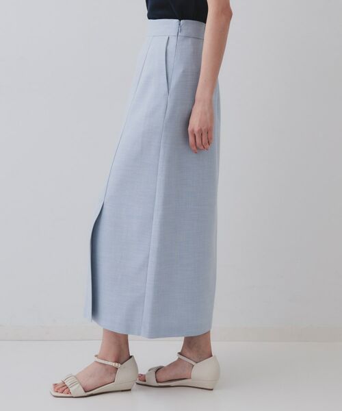 OPAQUE.CLIP / オペーク ドット クリップ ロング・マキシ丈スカート | メランジナローフレアスカート/セットアップ対応可【洗濯機洗い可】 | 詳細10