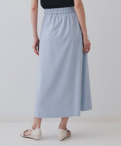 OPAQUE.CLIP / オペーク ドット クリップ ロング・マキシ丈スカート | メランジナローフレアスカート/セットアップ対応可【洗濯機洗い可】 | 詳細11