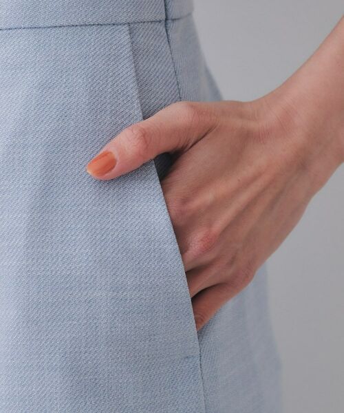 OPAQUE.CLIP / オペーク ドット クリップ ロング・マキシ丈スカート | メランジナローフレアスカート/セットアップ対応可【洗濯機洗い可】 | 詳細14