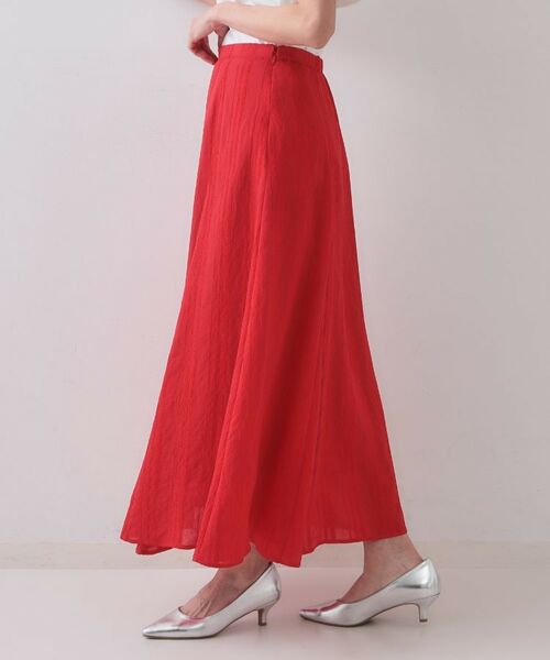 OPAQUE.CLIP / オペーク ドット クリップ ロング・マキシ丈スカート | ランダムストライプフレアスカート | 詳細14