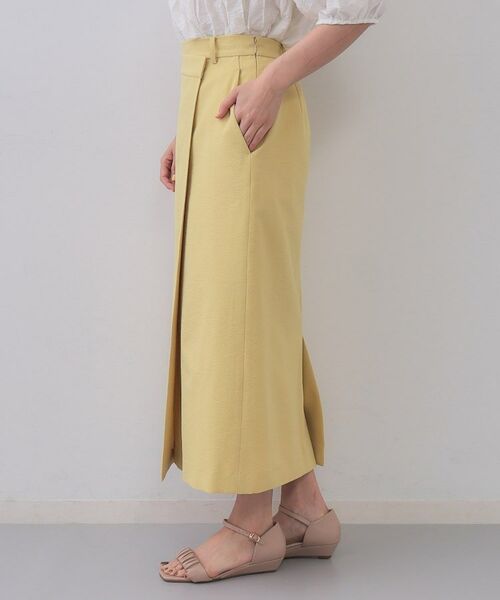 OPAQUE.CLIP / オペーク ドット クリップ ロング・マキシ丈スカート | ラップ風ナロースカート【洗濯機洗い可】 | 詳細10