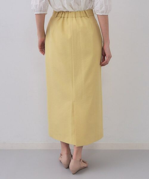 OPAQUE.CLIP / オペーク ドット クリップ ロング・マキシ丈スカート | ラップ風ナロースカート【洗濯機洗い可】 | 詳細11